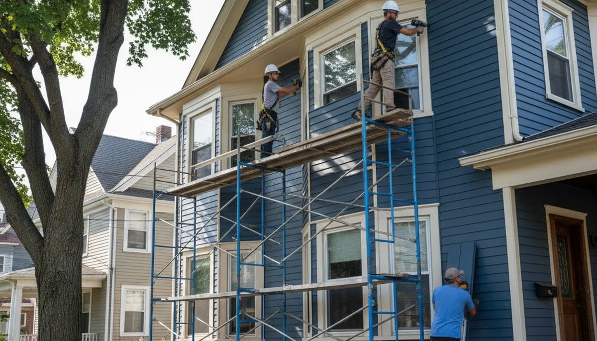 Boston, MA vinyl siding installation by a professional siding contractor