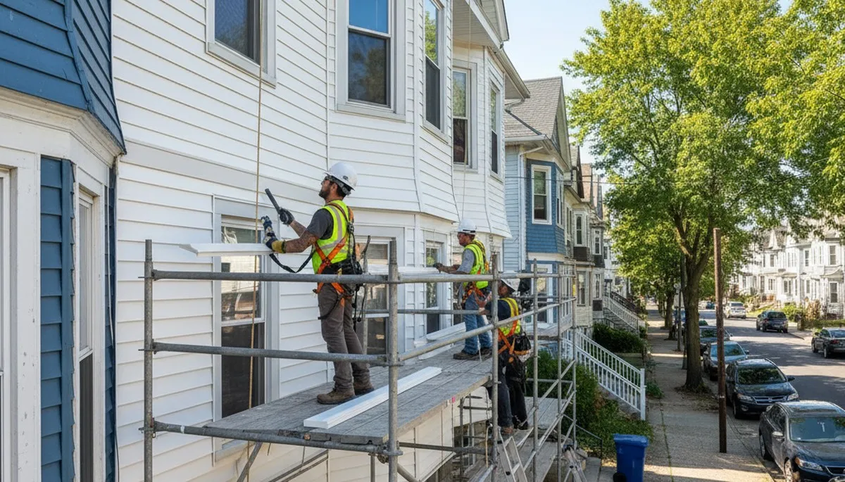 Boston, MA siding contractor providing vinyl siding installation for local homes