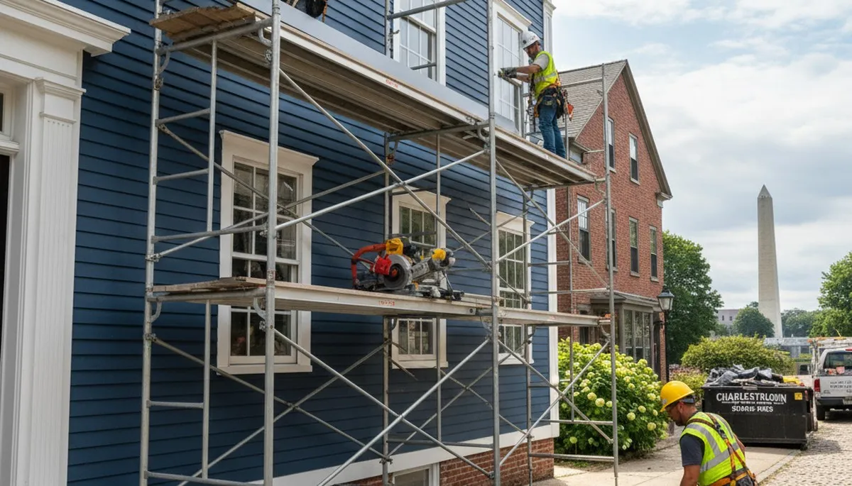 Boston, MA vinyl siding installation for homes by a professional siding contractor