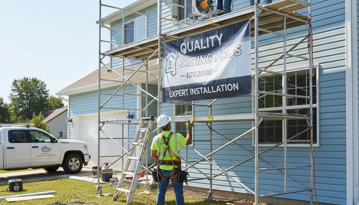 Vinyl siding installation on a Boston, MA home by FX Remodeling & Exteriors